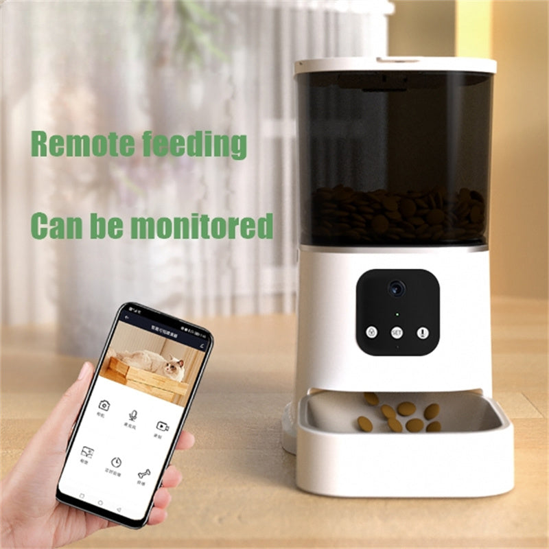 Smart Automatic Pet Feeder with App Control &amp; Camera Options