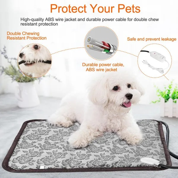 Waterproof Pet Heating Pad for Warmth &amp; Comfort