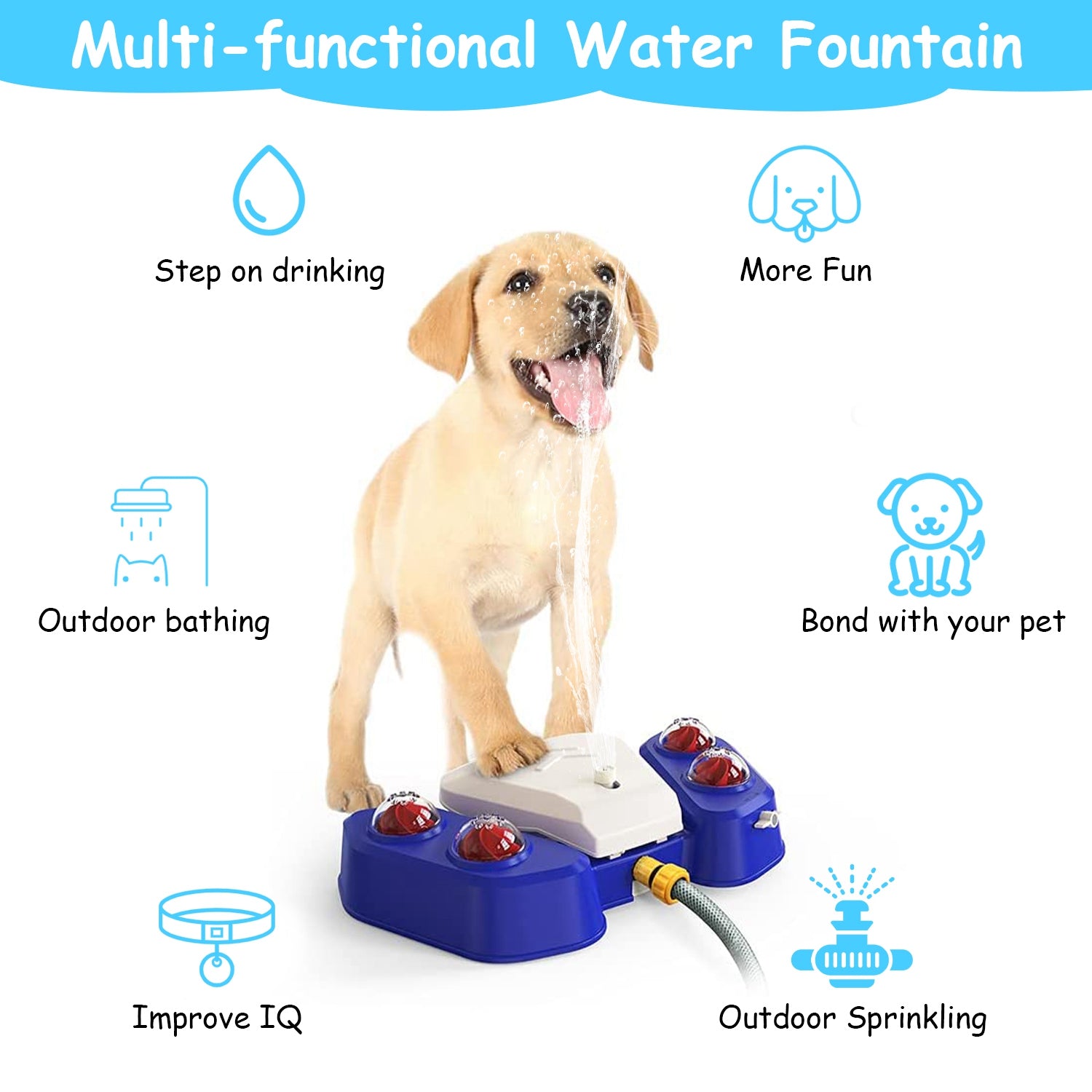 Outdoor Automatic Dog Water Fountain
