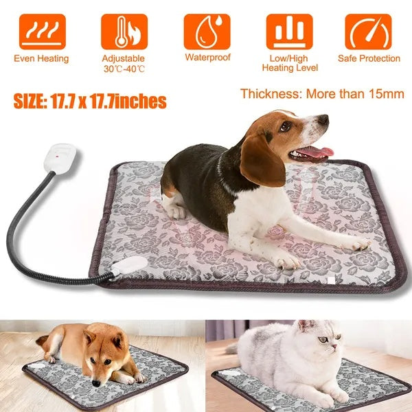 Waterproof Pet Heating Pad for Warmth &amp; Comfort