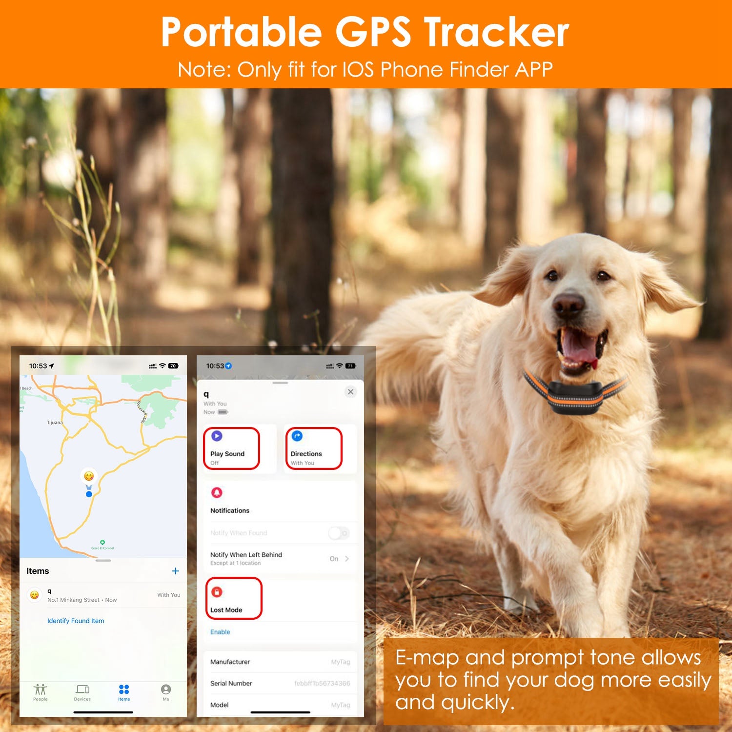 GPS Wireless Dog Fence &amp; Smart Safety Collar