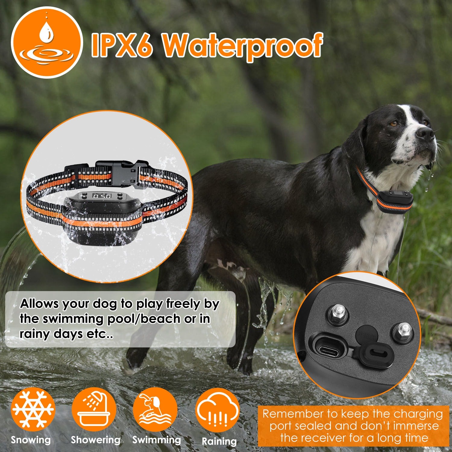 GPS Wireless Dog Fence &amp; Smart Safety Collar