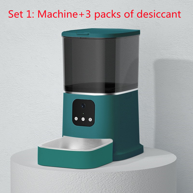Smart Automatic Pet Feeder with App Control &amp; Camera Options
